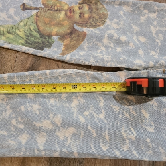 Vintage 90's Newport News Jeanology Collection Cherub Acid Wash Women's Jeans 6 - Picture 6 of 9